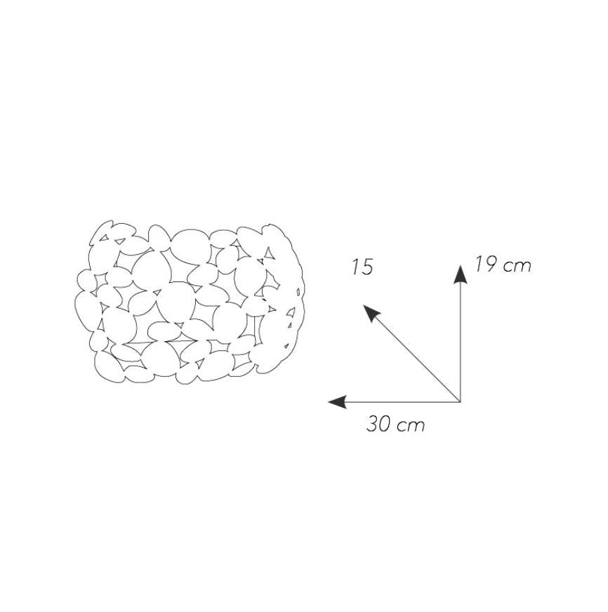 Applique metallo cromo o bianco forme tondeggianti 2XE14 non incl. DIONISO Applique metallo cromo o bianco forme tondeggianti 2XE14 non incl. DIONISO